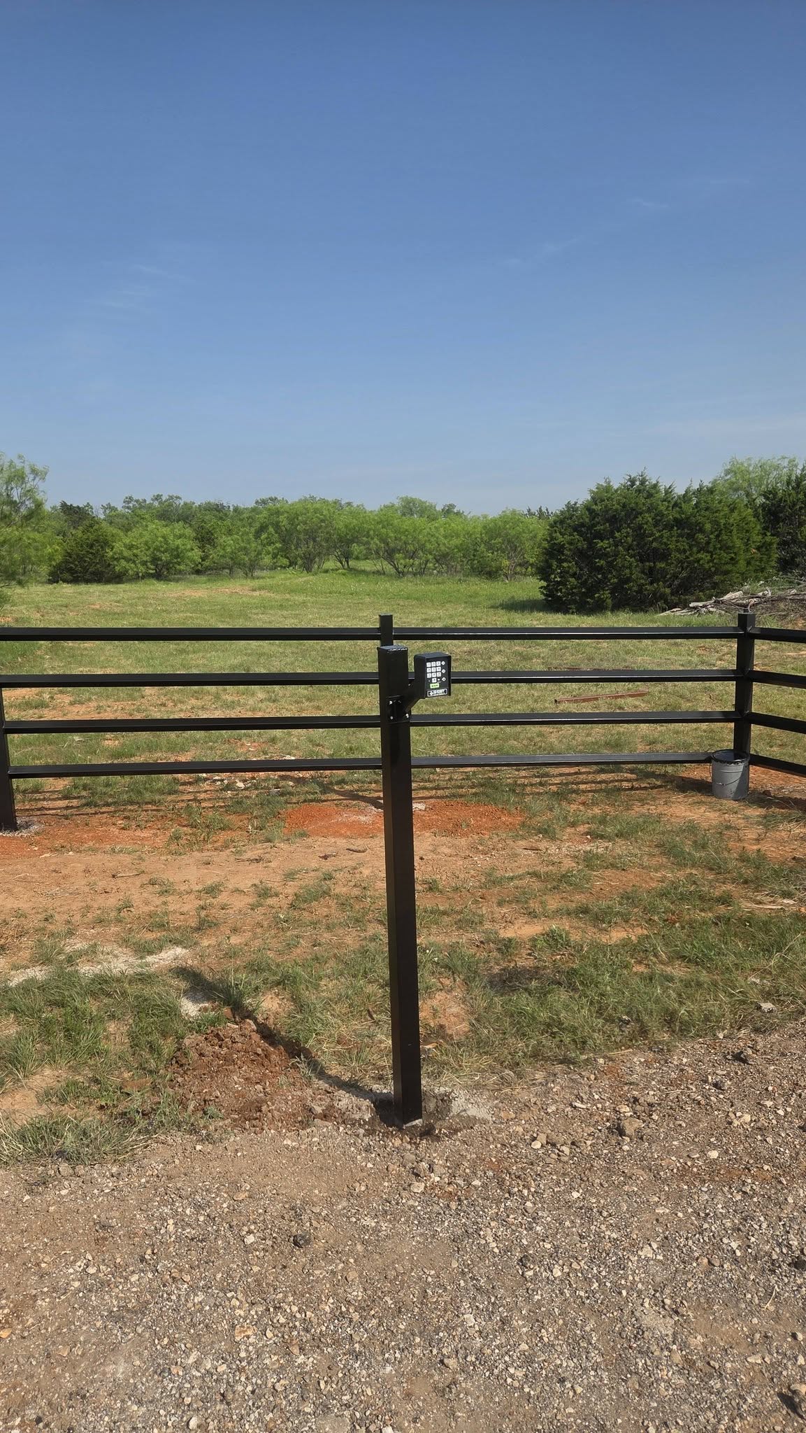 Ranch fencing and gate work in the Texas Big Country